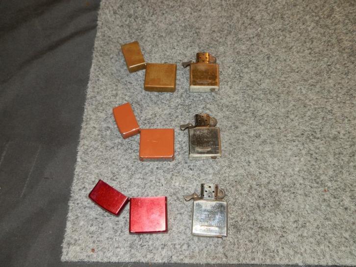 Zippo aanstekers one color, Verzamelen, Rookartikelen, Aanstekers en Luciferdoosjes, Gebruikt, Aansteker, Ophalen of Verzenden