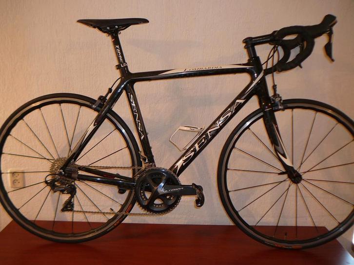 ZGAN SENSA LOMBARDIA 56CM Full Carbon, Fietsen en Brommers, Fietsen | Racefietsen, Zo goed als nieuw, Overige merken, Meer dan 20 versnellingen