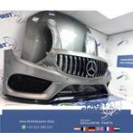 W205 C43 AMG Voorkop Mercedes C Klasse 2014-2019 DONKER GRIJ, Gebruikt, -, Voor, Ophalen of Verzenden