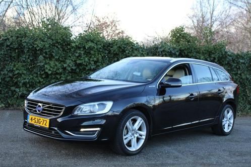 Volvo V60 D6 215pk Plug-in Hybrid 2013 Zwart MARGE, Auto's, Volvo, Bedrijf, Te koop, V60, Achteruitrijcamera, Alarm, Bluetooth