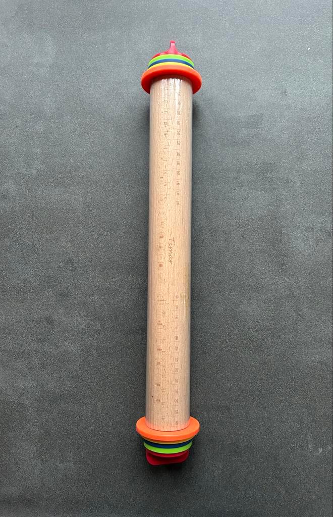 Nieuwe verstelbare deegroller - hout, Huis en Inrichting, Keuken | Keukenbenodigdheden, Nieuw, Ophalen of Verzenden