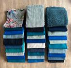 30 nieuwe stoffen 7,5 kg (Aqua blauw), Hobby en Vrije tijd, Stoffen en Lappen, Ophalen of Verzenden, Nieuw, Katoen, 120 cm of meer