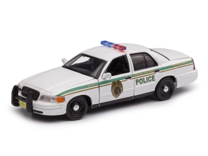 Ford Crown Victoria Interceptor Miami Police GreenLight, Hobby en Vrije tijd, Modelauto's | 1:43, Nieuw, Auto, Overige merken