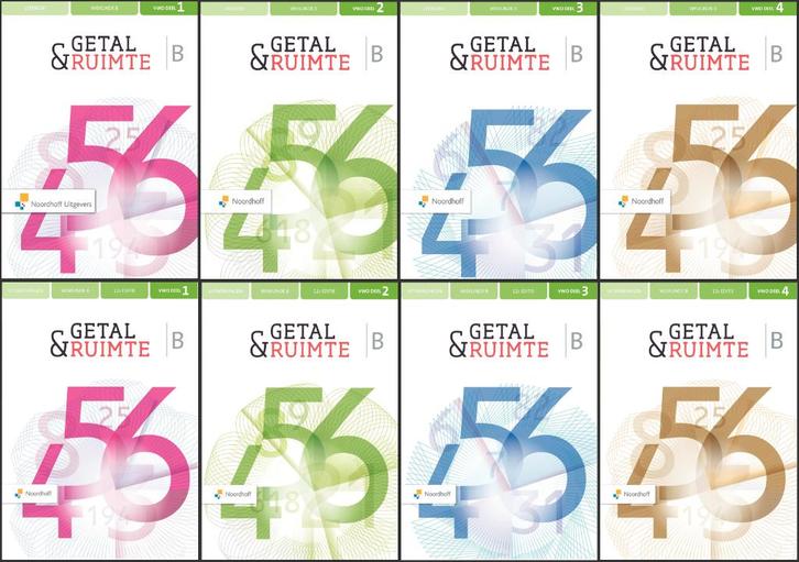 Getal & Ruimte Wiskunde B VWO Deel 1, 2, 3, 4 + Uitwerkingen, Boeken, Schoolboeken, Nieuw, Wiskunde B, VWO, Ophalen of Verzenden