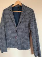 Blazer blauw/ wit maat m, Kleding | Dames, Ophalen, Gedragen, Maat 38/40 (M), Blauw