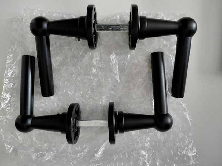 Cando Wrangler deurklinken zwart, Doe-het-zelf en Verbouw, Hang- en Sluitwerk, Nieuw, Klink of Kruk, Koper of Messing, Ophalen of Verzenden