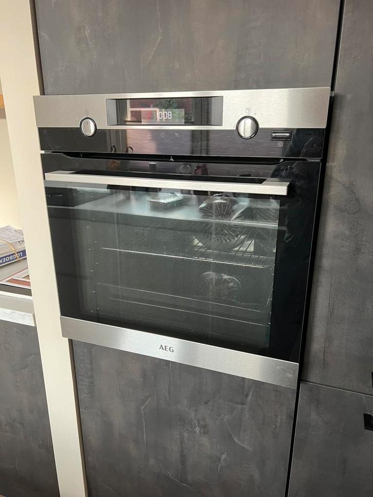 Mooie AEG Horizonline Stoomoven, slechts 3 jaar oud, Witgoed en Apparatuur, Ovens, Gebruikt, Inbouw, Oven met grill, 60 cm of meer