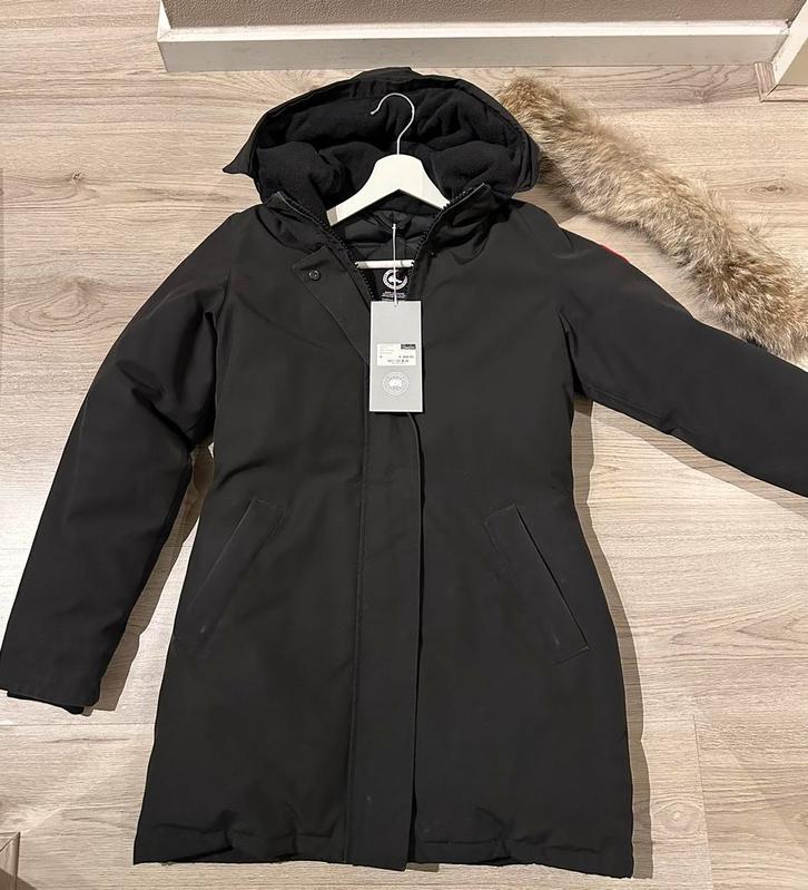 Originele Canada Goose Victoria Parka | Zwart | Dames Maat S, Kleding | Dames, Jassen | Winter, Zo goed als nieuw, Maat 36 (S)