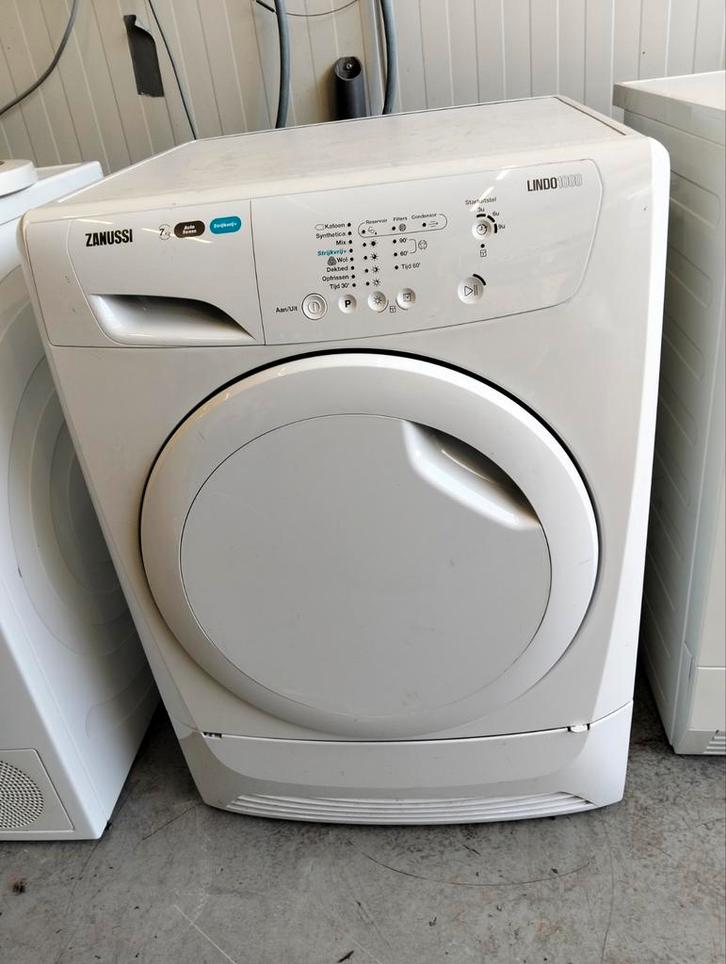 Zanussi Lindo1000 Warmtepomp Droger - Refurbished, Witgoed en Apparatuur, Wasmachines, Refurbished, Voorlader, 6 tot 8 kg, 85 tot 90 cm