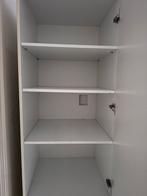 Witte Kast met Planken, Huis en Inrichting, Kasten | Kledingkasten, Ophalen, Met plank(en), Gebruikt, 150 tot 200 cm