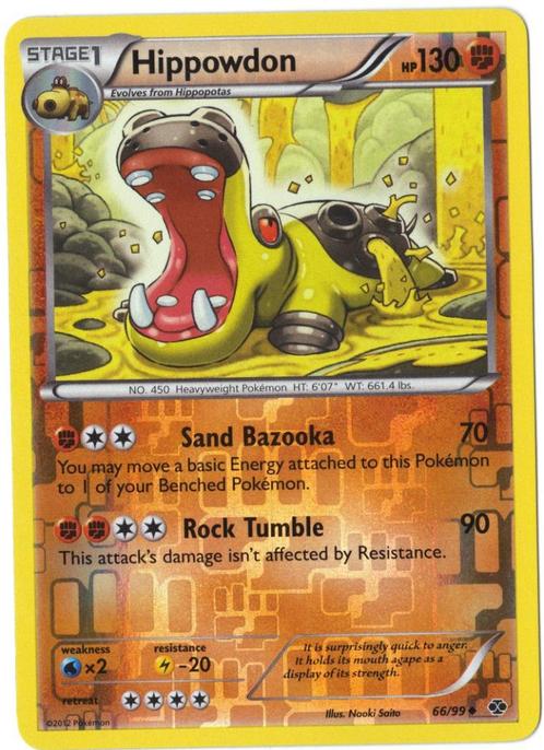Next Destinies,  Hippowdon [reverse] 66/99, Hobby en Vrije tijd, Verzamelkaartspellen | Pokémon, Nieuw, Losse kaart, Verzenden