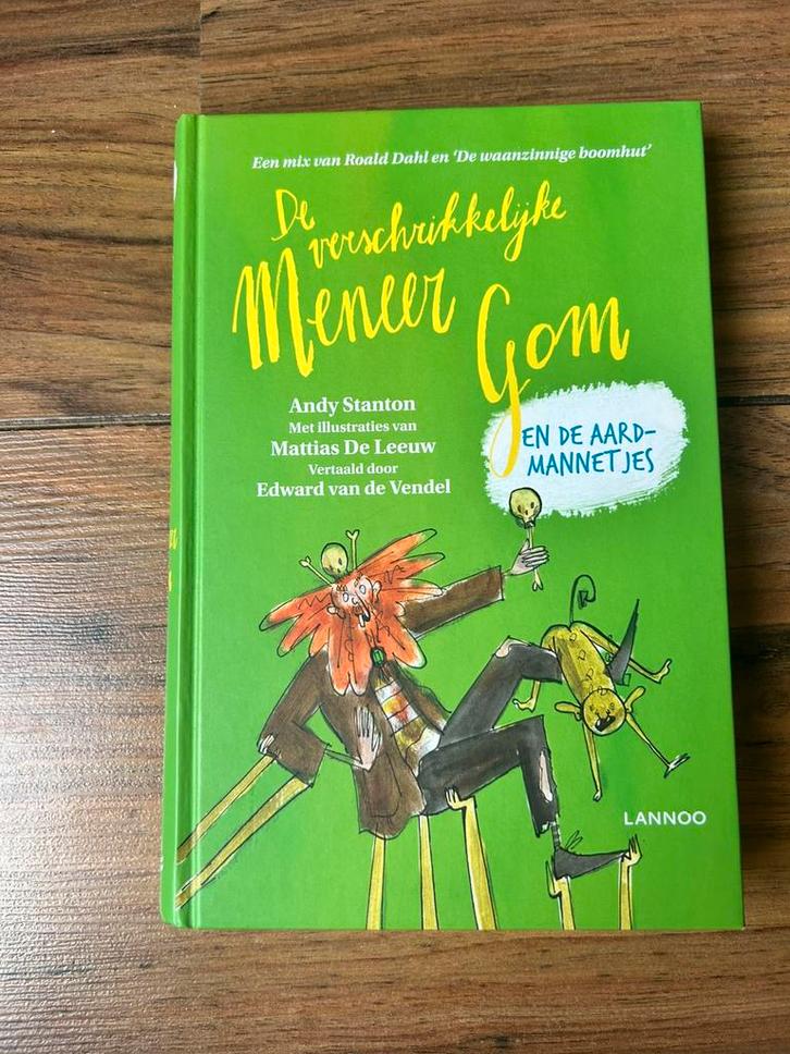 De verschrikkelijke meneer Gom en de aardmannetjes, Boeken, Kinderboeken | Jeugd | onder 10 jaar, Zo goed als nieuw, Ophalen of Verzenden