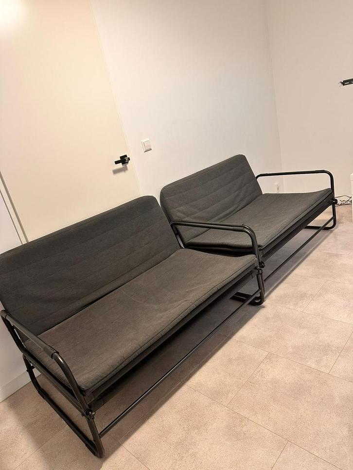 IKEA HAMMARN slaapbank – tweedehands, Huis en Inrichting, Slaapkamer | Slaapbanken, Gebruikt, 140 cm, Overige maten, Tweepersoons