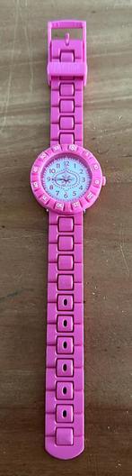 Swatch - Flik Flak horloge roze, Sieraden, Tassen en Uiterlijk, Horloges | Kinderen, Nieuw, Meisje, Ophalen of Verzenden, Roze