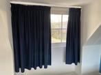 Verduisterende gordijnen, marineblauw, 240 x 250 cm, Huis en Inrichting, Ophalen, Gebruikt, Vlinderplooi, 200 cm of meer