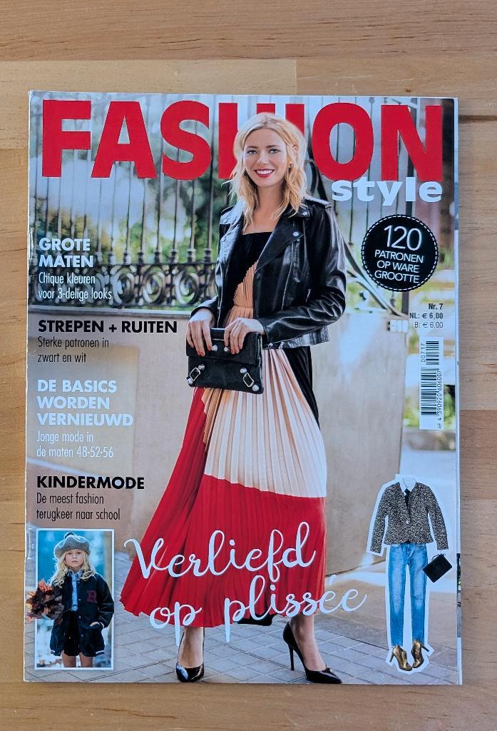 Fashion style nr 7 september 2017, Hobby en Vrije tijd, Kledingpatronen, Zo goed als nieuw, Vrouw, Overige merken, Ophalen of Verzenden