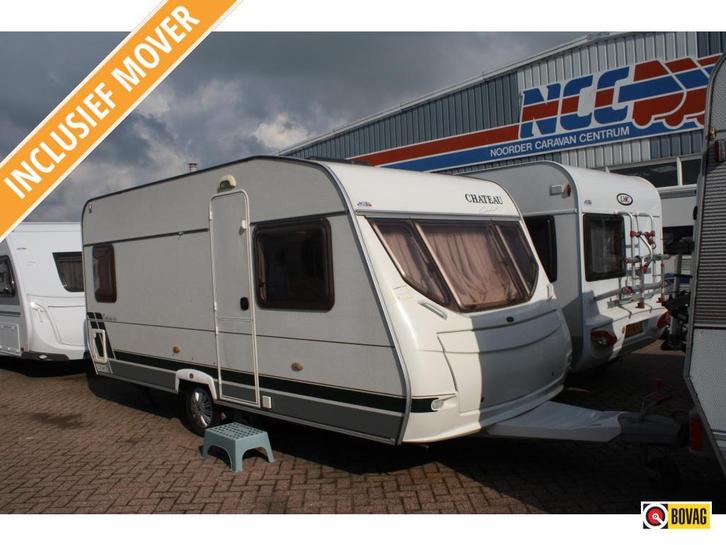 Chateau Calista Chalet 450 FHU, Caravans en Kamperen, Caravans, tot en met 4, 750 - 1000 kg, Rondzit, Chateau, Frans bed, Overige typen