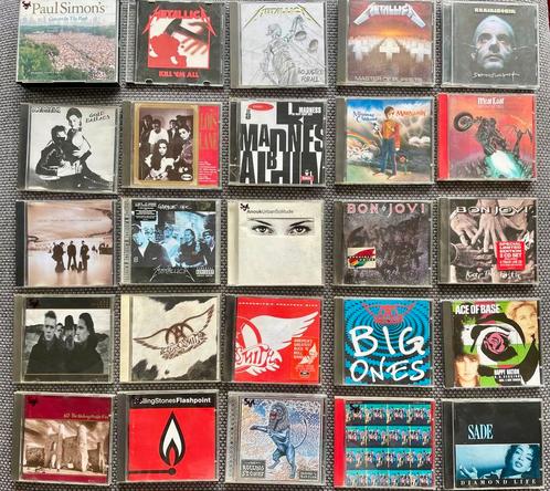Verzameling cds o.a Metallica, Bon Jovi, U2, Rolling Stones, Cd's en Dvd's, Cd's | Overige Cd's, Zo goed als nieuw, Ophalen of Verzenden