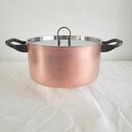 Alessi grote koperen design pan hapjespan, Huis en Inrichting, Keuken | Potten en Pannen, Ophalen of Verzenden, Gebruikt, Rvs