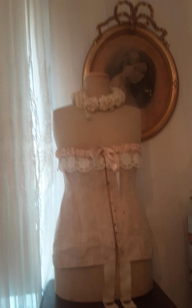 ## GEWELDIGE MOOIE PASPOP BROCANTE (BUSTE ) ANTIEK CORSET ##, Antiek en Kunst, Curiosa en Brocante, Ophalen of Verzenden