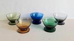 Kristalunie Carnavalglas 5 vruchtencoupes. Max Verboeket '56, Ophalen of Verzenden