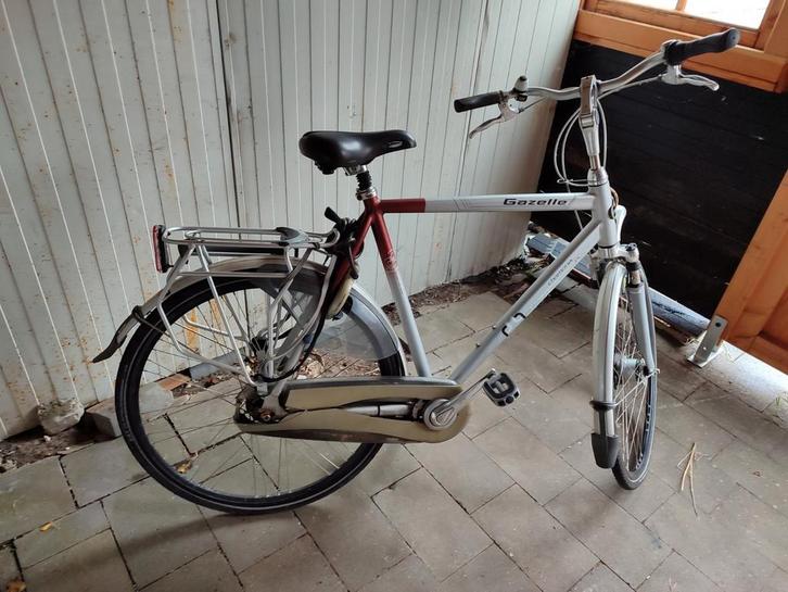 Gazelle Chamonix Herenfiets, Fietsen en Brommers, Fietsen | Heren | Herenfietsen, Gebruikt, Gazelle, 57 tot 61 cm, Versnellingen
