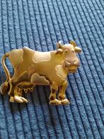 Broche ,,Gouden Koe", Sieraden, Tassen en Uiterlijk, Broches, Ophalen of Verzenden, Gebruikt, Goud, Goud