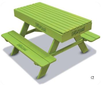 Zandtafel / picknicktafel van hout Goliath Nieuw beschikbaar voor biedingen