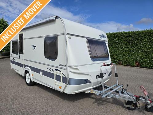 Fendt Bianco 470 TFB Mover Luifel Fransbed Fietsendrager, Caravans en Kamperen, Caravans, Bedrijf, tot en met 4, 1000 - 1250 kg