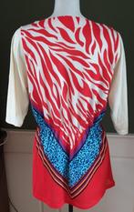 Mina UK rode tuniek M / L 42 44 top shirt | Gratis Verzenden, Verzenden, Maat 42/44 (L), Mina UK, Zo goed als nieuw