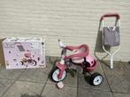 Roze driewieler van Smoby Be Move, Ophalen, Gebruikt, Smoby, Duwstang