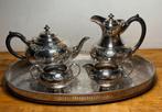 Vintage Verzilverde Thee- en Koffieset James Dixon & Sons, Antiek en Kunst, Ophalen