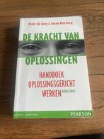De Kracht van Oplossingen - Peter de Jong, Ophalen of Verzenden, Gelezen