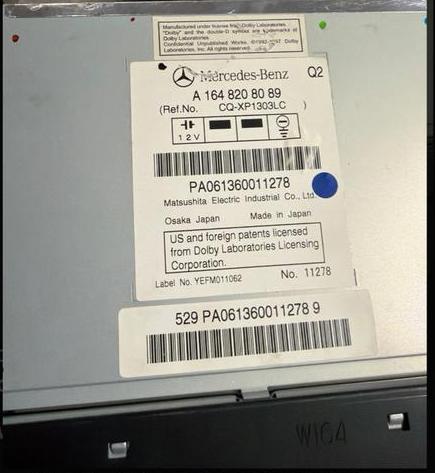 Mercedes ML Radio Navigatie Systeem, Ophalen, Gebruikt, Mercedes-Benz