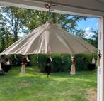 20 Bali parasol klein met fitting hanglamp creme en zwart, Tuin en Terras, Parasols, Ophalen, Zo goed als nieuw