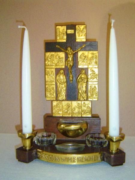 Altaartje voor Heilig Oliesel, bediening (7747), Antiek en Kunst, Antiek | Religie, Ophalen