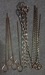 Diversen Vlees spies, Saté pen, Grill Barbecue. RVS., Ophalen, Nieuw, Rvs of Chroom