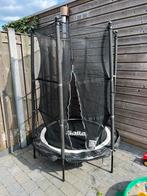 Salta kinder trampoline zwart met veiligheidsnet, Kinderen en Baby's, Speelgoed | Buiten | Trampolines, Ophalen of Verzenden, Gebruikt