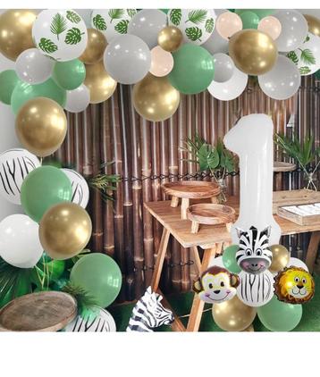 Jungle Ballonnen Set 1 Jaar beschikbaar voor biedingen