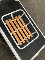 Bamboe en stalen rekje, Ophalen of Verzenden, Gebruikt