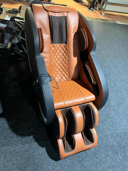 Nette staat Massagestoel massage stoel met opties leder, Sport en Fitness, Massageproducten, Zo goed als nieuw, Massagestoel of Kussen
