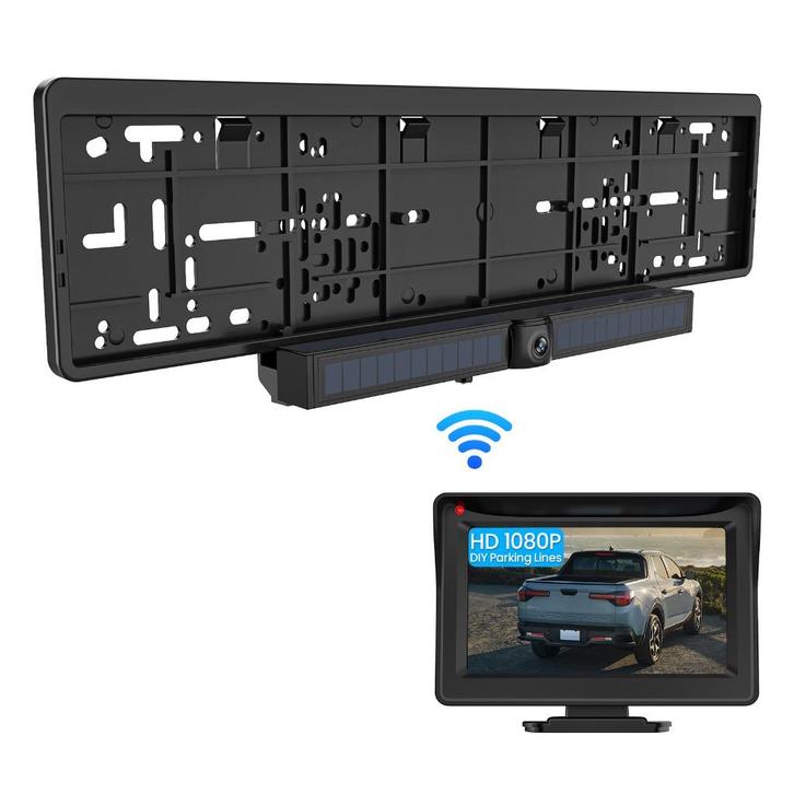 Solar wifi Draadloze Achteruit rij Camera, Nieuw in doos, Auto diversen, Auto-accessoires, Nieuw, Ophalen of Verzenden