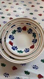 set diamant schaaltjes van boerenbont., Ophalen of Verzenden, Aardewerk, Boerenbont, Schaal of Schalen