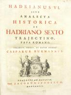 1260 - Hadriano Sexto Trajectino - 1727 - C. Burmannus, Ophalen of Verzenden, C. Burmannus