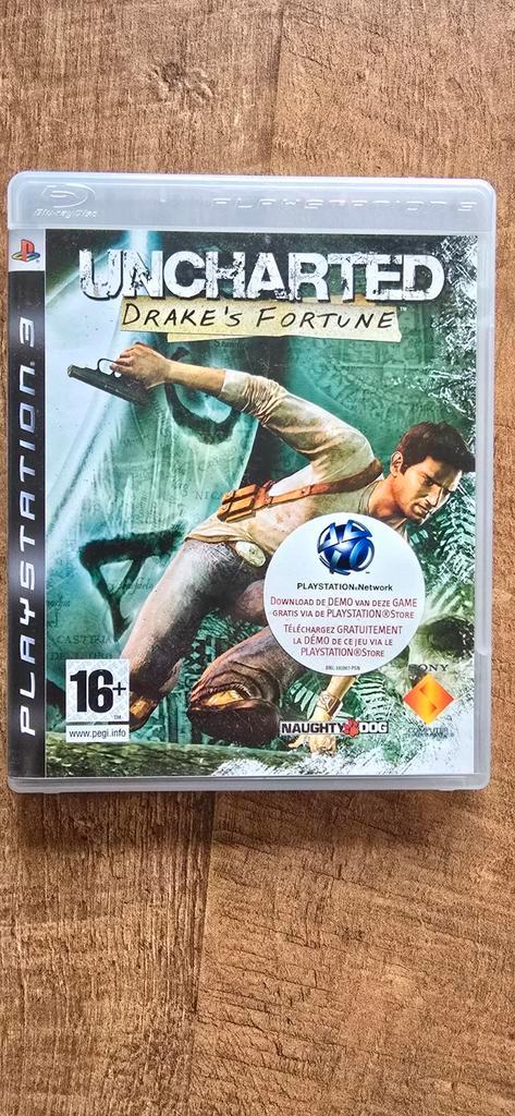 Uncharted: Drake's Fortune - PS3, Spelcomputers en Games, Games | Sony PlayStation 3, Gebruikt, Avontuur en Actie, 1 speler, Vanaf 16 jaar