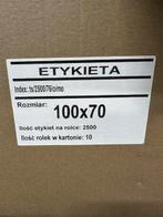 Zebra Etiket / Label, Computers en Software, Labelprinters, Verzenden, Nieuw, Etiket