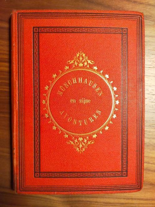 De Baron van Munchhausen en zijne zeldzame avonturen (1875), Antiek en Kunst, Antiek | Boeken en Bijbels, Ophalen of Verzenden