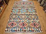 Handgeweven oosterse wollen kelim 264x174, Info@SlatsAntiek.nl, 150 tot 200 cm, Vof Slats Antiek, Ophalen of Verzenden