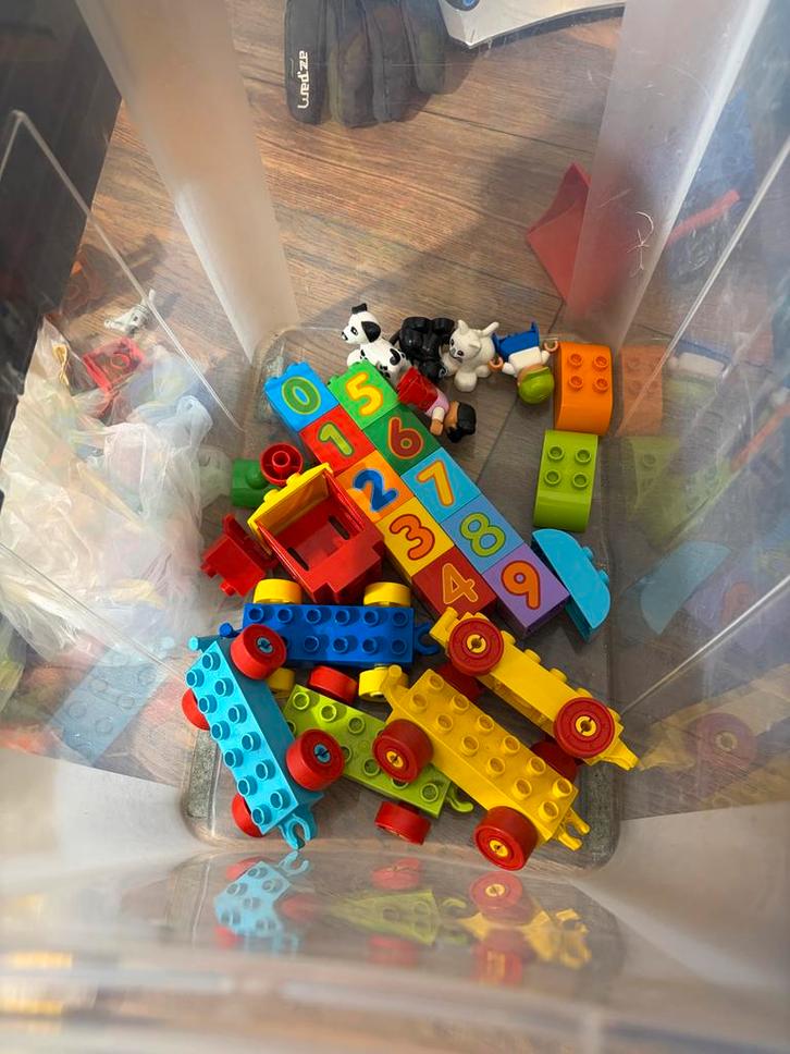 Grote Duplo Startset met Nummertrein, Kinderen en Baby's, Speelgoed | Duplo en Lego, Gebruikt, Duplo, Complete set, Ophalen of Verzenden