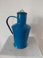 Emaille melkbus blauw, Ophalen of Verzenden